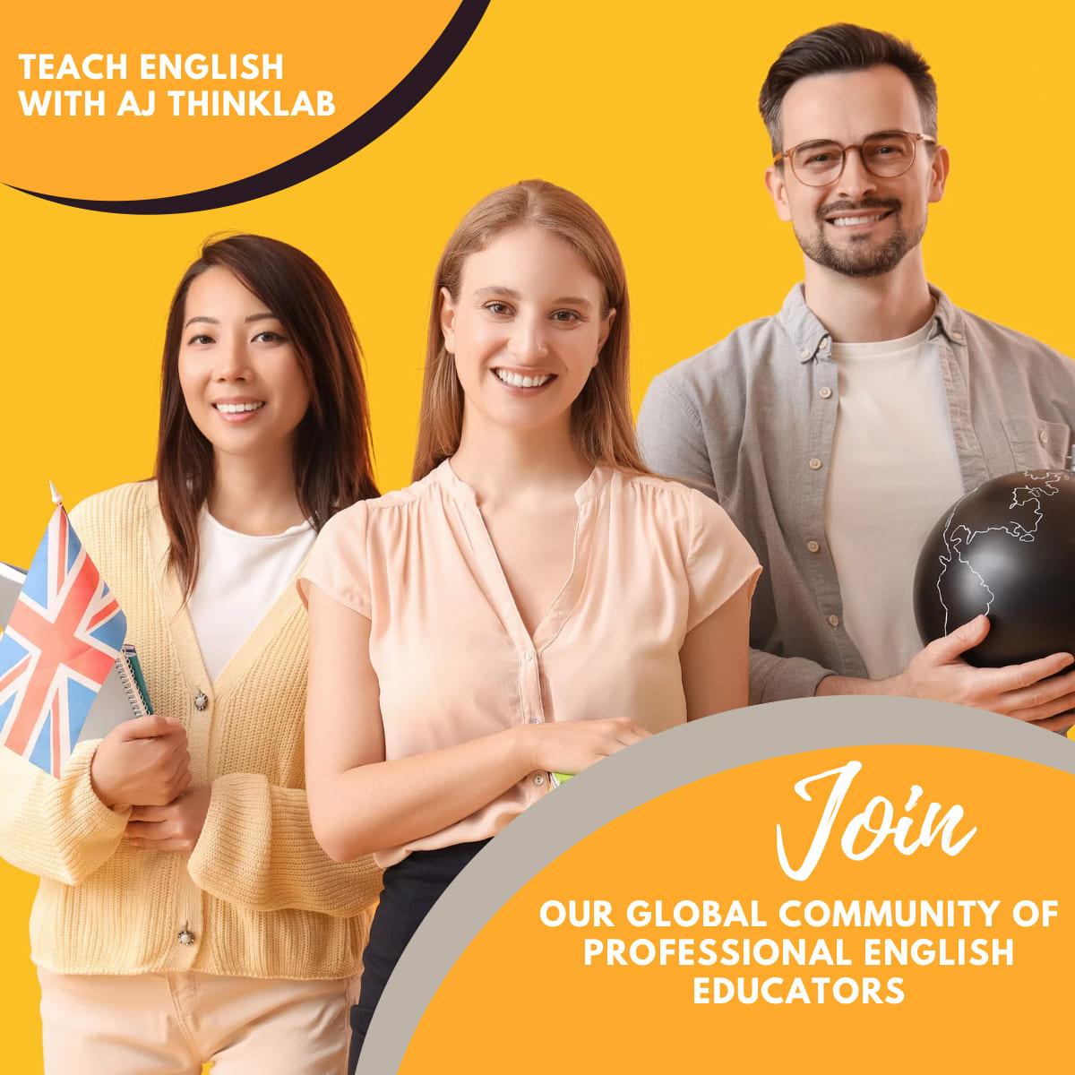 Native English Speaker Teaching Online Class at AJ ThinkLab